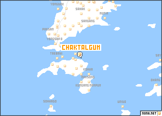 map of Chaktalgŭm