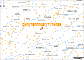 map of Chak Ten and Sixty-three