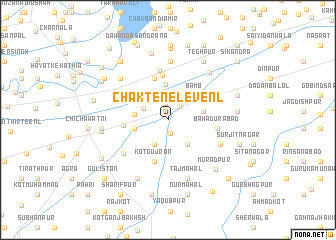 map of Chak Ten-Eleven L