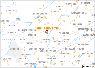 map of Chak Thirty NB