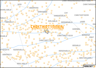 map of Chak Thirty-nine M