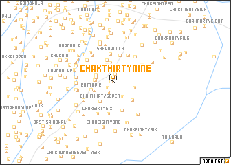 map of Chak Thirty-nine