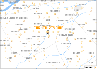 map of Chak Thirty-nine