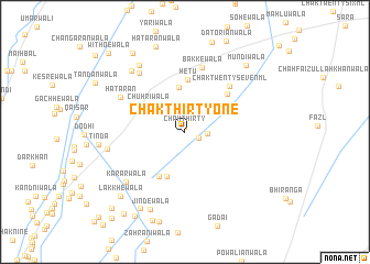 map of Chak Thirty-one