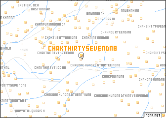 map of Chak Thirty-seven D N B