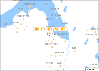 map of Chak Thirty-seven