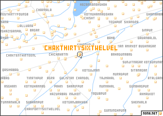 map of Chak Thirty-six-Twelve L