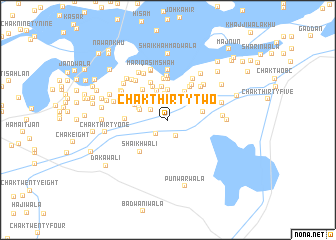 map of Chak Thirty-two