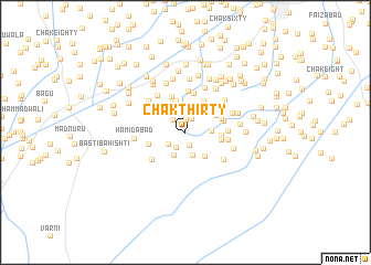 map of Chak Thirty