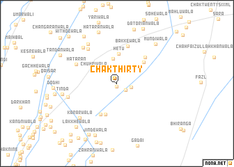 map of Chak Thirty