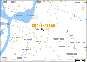 map of Chak Three DB