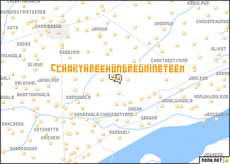 map of Chak Three Hundred Nineteen
