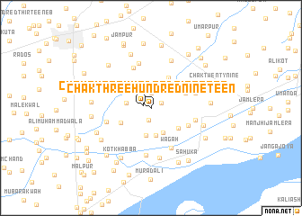 map of Chak Three Hundred Nineteen