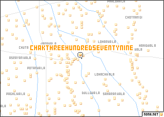 map of Chak Three Hundred Seventy-nine