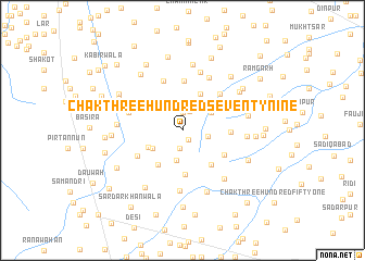 map of Chak Three Hundred Seventy-nine
