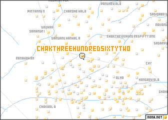 map of Chak Three Hundred Sixty-two