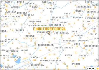 map of Chak Three-One A L