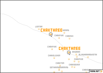 map of Chak Three