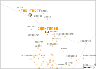 map of Chak Three