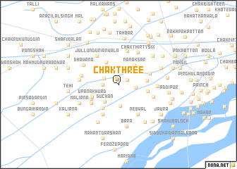 map of Chak Three