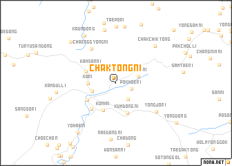 map of Chaktong-ni