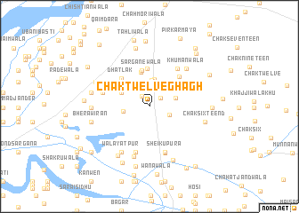 map of Chak Twelve Ghagh