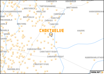 map of Chak Twelve