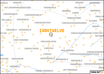 map of Chak Twelve