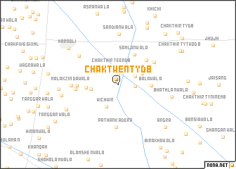 map of Chak Twenty DB