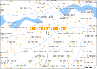 map of Chak Twenty-Eight BR