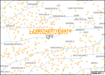 map of Chak Twenty-eight M