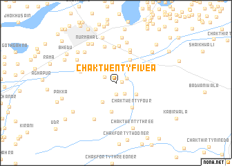 map of Chak Twenty-five A