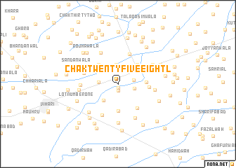 map of Chak Twenty-five-Eight L