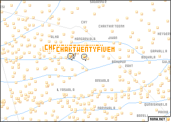 map of Chak Twenty-five M