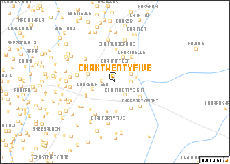 map of Chak Twenty-five