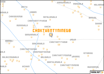 map of Chak Twenty-nine DB