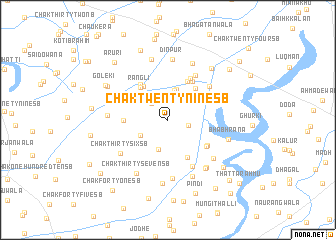 map of Chak Twenty-nine SB
