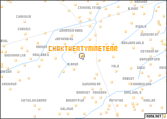 map of Chak Twenty-nine-Ten R