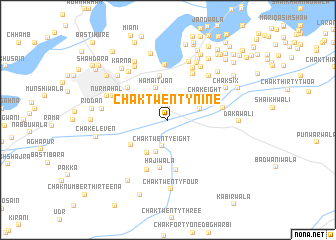 map of Chak Twenty-nine