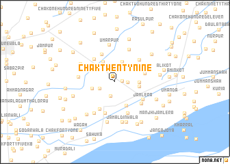 map of Chak Twenty-nine