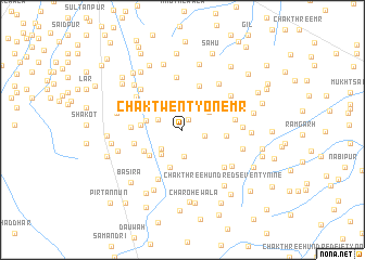 map of Chak Twenty One MR