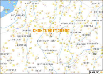 map of Chak Twenty-one NP