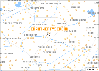 map of Chak Twenty-seven D