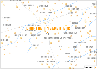 map of Chak Twenty-seven-Ten R