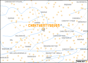 map of Chak Twenty-seven