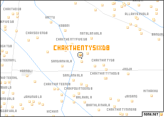 map of Chak Twenty-six DB