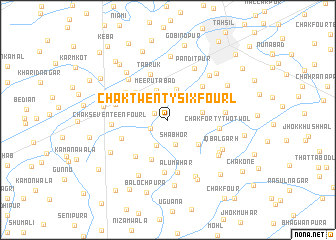 map of Chak Twenty-six Four L