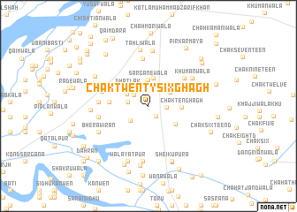 map of Chak Twenty-six Ghagh