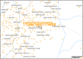 map of Chak Twenty-three