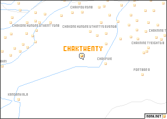 map of Chak Twenty